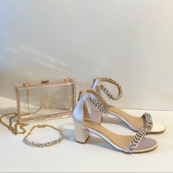 JEWEL BADGLEY MISCHKA BRONWEN HEELS - Picture 6 of 15